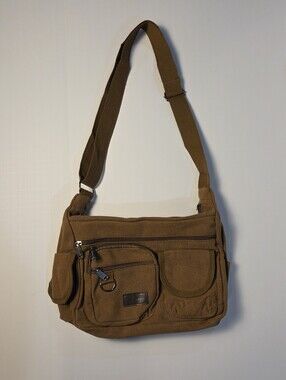 Canvas Messenger Bag Retro Mailman Workwear Grunge Y2K Army Surplus Field Bag
